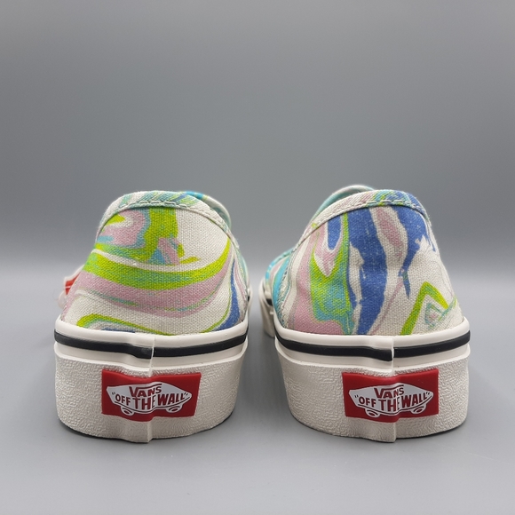 New Vans Slip On SF Resin Swirl Marshmallow Green Pink Blue Purple Slip Ons - Picture 6 of 9